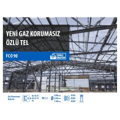 Magmaweld Gazsız Özlü Tel Fco 90 Tel 1,00 Mm (5 Kg)