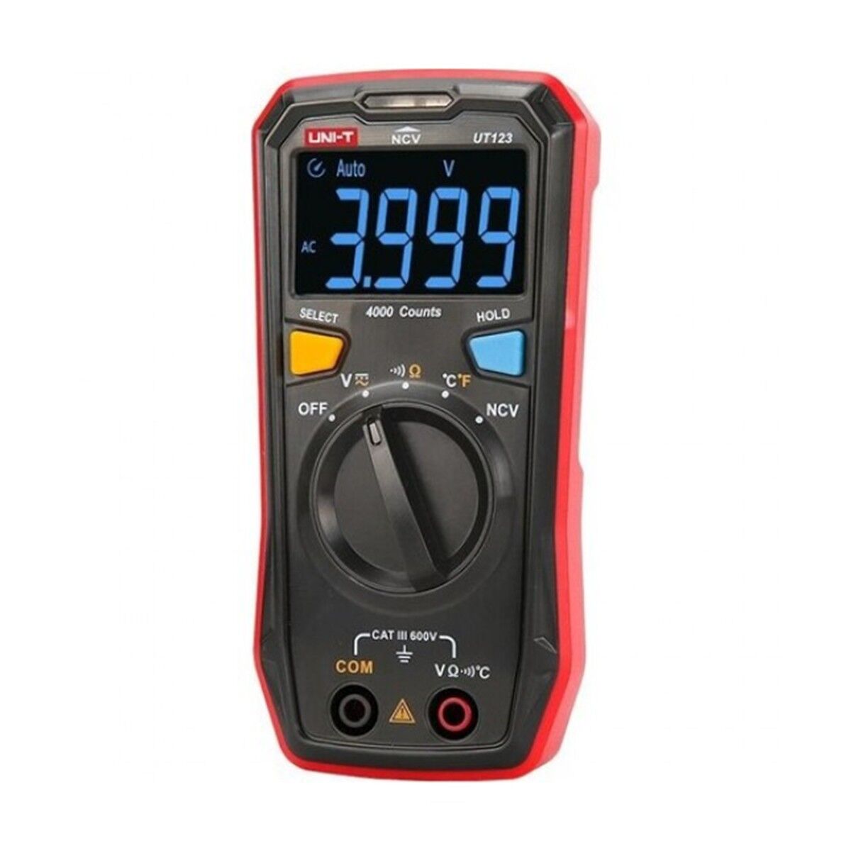 UNI-T UT123 Cep Tipi LED Ekran Mini Multimetre 600V