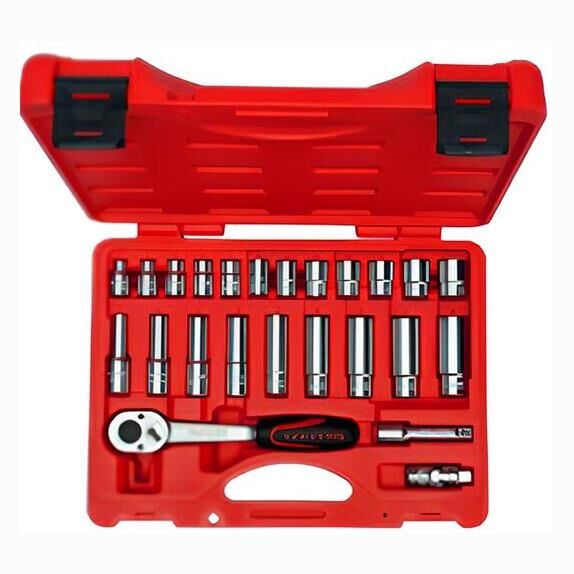 İzeltaş 14000005134 3/8'' Altı Köşe Lokma Anahtar Seti 24 Parça
