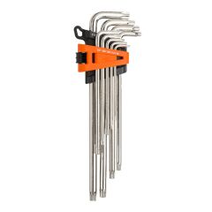 Retta RAT9009 Torx Allen Alyan Anahtar Takımı Delikli Uzun 9 Parça