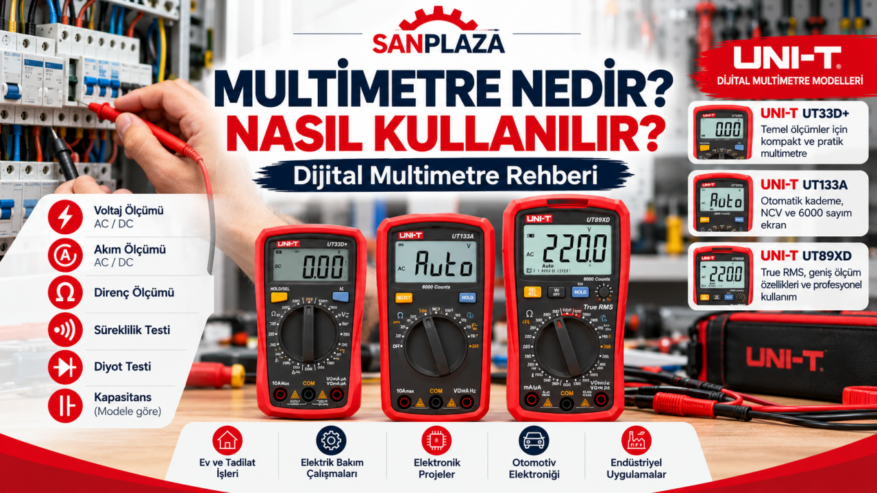Multimetre Nedir? Nasıl Kullanılır? Dijital Multimetre Rehberi