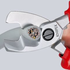 Knipex 9516200 Kablo Makası 200 mm (Çift Bıçaklı)