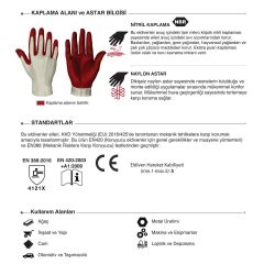 Starline E-92 Puanlı Mikro Köpük Nitril Eldiven Montaj Eldiveni No.10/ExtraLarge - 1 Adet