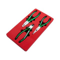 İzeltaş 13000005314 Nostalji Serisi Pense Seti 3 Parça Yeşil Kraft Pense Seti