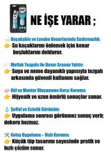 Selsil 1888 Mutfak Banyo Duşakabin Silikonu Şeffaf Tüp Silikon 50 ml