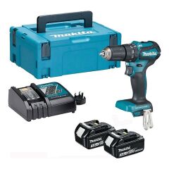 Makita DDF483RFJ Çift Akülü Darbesiz Matkap Vidalama 18V 5A