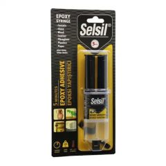 Selsil 3611 Epoksi Yapıştırıcı Şırınga Genel Kullanım 5 dk 28 gr
