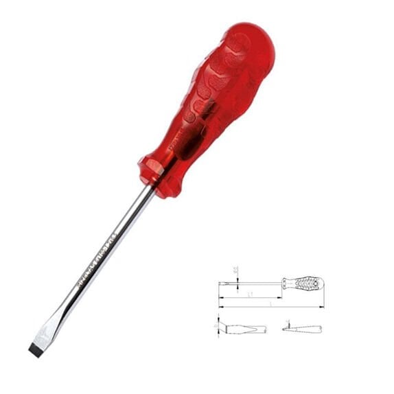 İZELTAŞ Düz Uçlu Tornavida Kraft 5X100