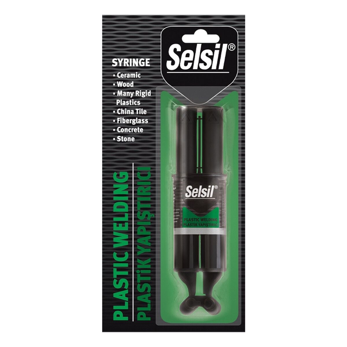 Selsil 4702 Plastik Yapıştırıcı Şırınga Enjektör Tip 5 dk 28 gr