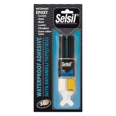 Selsil 3632 Suya Dayanıklı Epoksi Yapıştırıcı Enjektör 30 dk 28 gr