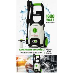 Lutian LT518 1600W 130 Bar Yüksek Basınçlı Araba Yıkama Makinesi