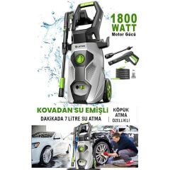 Lutian LT505-1800A 150 Bar Yüksek Basınçlı Yıkama Makinesi