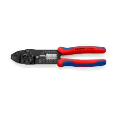 Knipex Çok Fonksiyonlu Papuç Sıkma ve Kablo Sıyırma Pensesi 9721215B