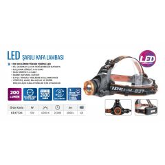 Klaus KE47726 Kafa Lambası 5w 200 Lümen