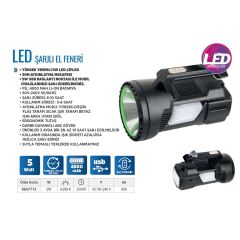 Klaus KE47715 Şarjlı LED El Feneri