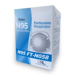 Sanplaza FFP2 Ventilli Konik Katlanabilir N95 Toz Maskesi 1 Kutu 15 Adet