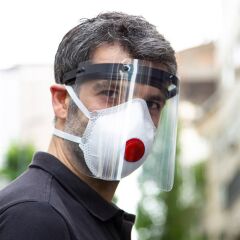 Sanplaza FFP2 Ventilli Konik Katlanabilir N95 Toz Maskesi 1 Kutu 15 Adet