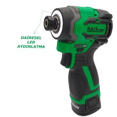 Haispro RB-SD1608-L Profesyonel Akülü Vidalama Matkap 16 V 2.0 Ah Çift Akü