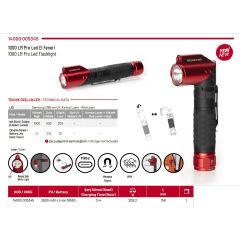 İzeltaş Pro Led Şarjlı El Feneri 1000 Lm 14000005345