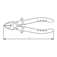 İzeltaş 3700162160 Yan Keski Opak 160 mm