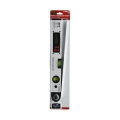 BTS 12471 Dijital Açı Ölçerli Su Terazisi 2 Sulu Marangoz Gönye 16''/40 Cm