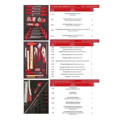 İzeltaş 8245007096 Premium Serisi Takım Dolabı İçi Dolu 7 Çekmeceli 250 Parça