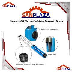Sanplaza Lehim Pompası, Lehim Sökme Makinesi, Havya Pompası, Vakumlu Lehim Sökme 180 mm