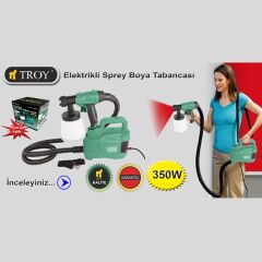 Troy 18690 Portatif Elektrikli Boya Püskürtme Tabancası 800 W
