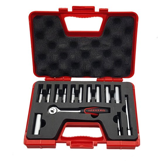 İzeltaş 1107006014 1/4'' Derin Lokma Anahtar Takımı (14 Parça)
