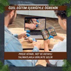 BeaverCraft DIY01 Kuş Figürü Ahşap Oyma Hobi Seti