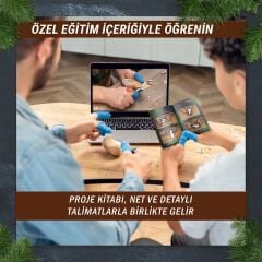 BeaverCraft DIY01 Kuş Figürü Ahşap Oyma Hobi Seti