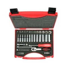 İzeltaş 1/4 Altı Köşe Lokma Anahtar ve Bits Set 48 Parça 14000005131