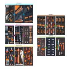 Retta Monoline RTA 6205 Dolu 6 Çekmeceli 245 Parça Takım Arabası