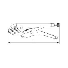 İzeltaş 2505110250 Standart Ayarlı Pense 250 mm