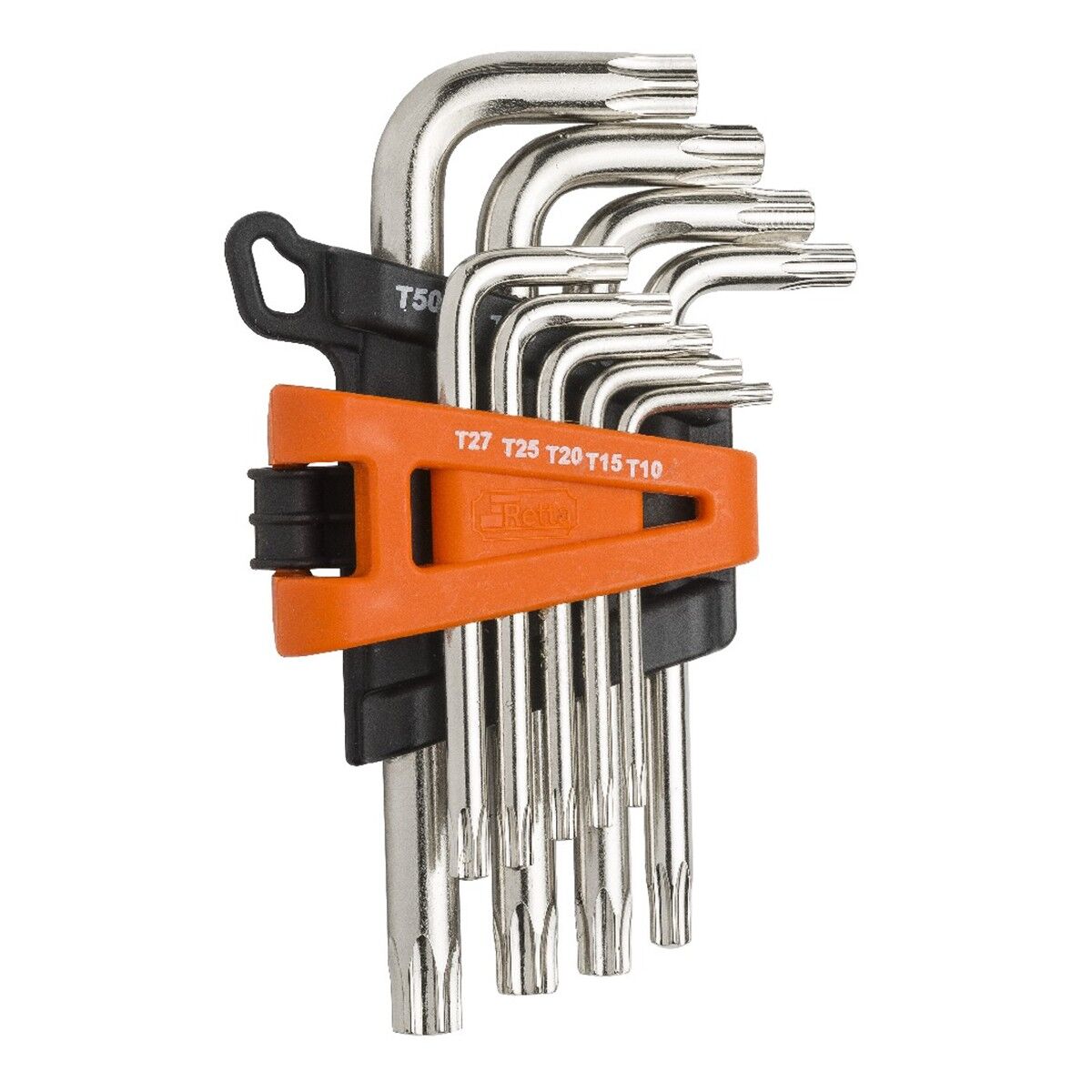 Retta RAT7009 Delikli Torx Allen Kısa Anahtar Takımı 9 Parça