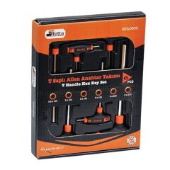Retta RTA0600 T Saplı Allen Anahtar Takımı 6 Parça