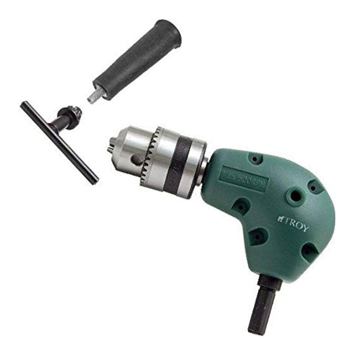 Troy 90000 Açılı Matkap Adaptörü Mandrenli Köşe Kenar Delme Vidalama Ucu 90 Derece