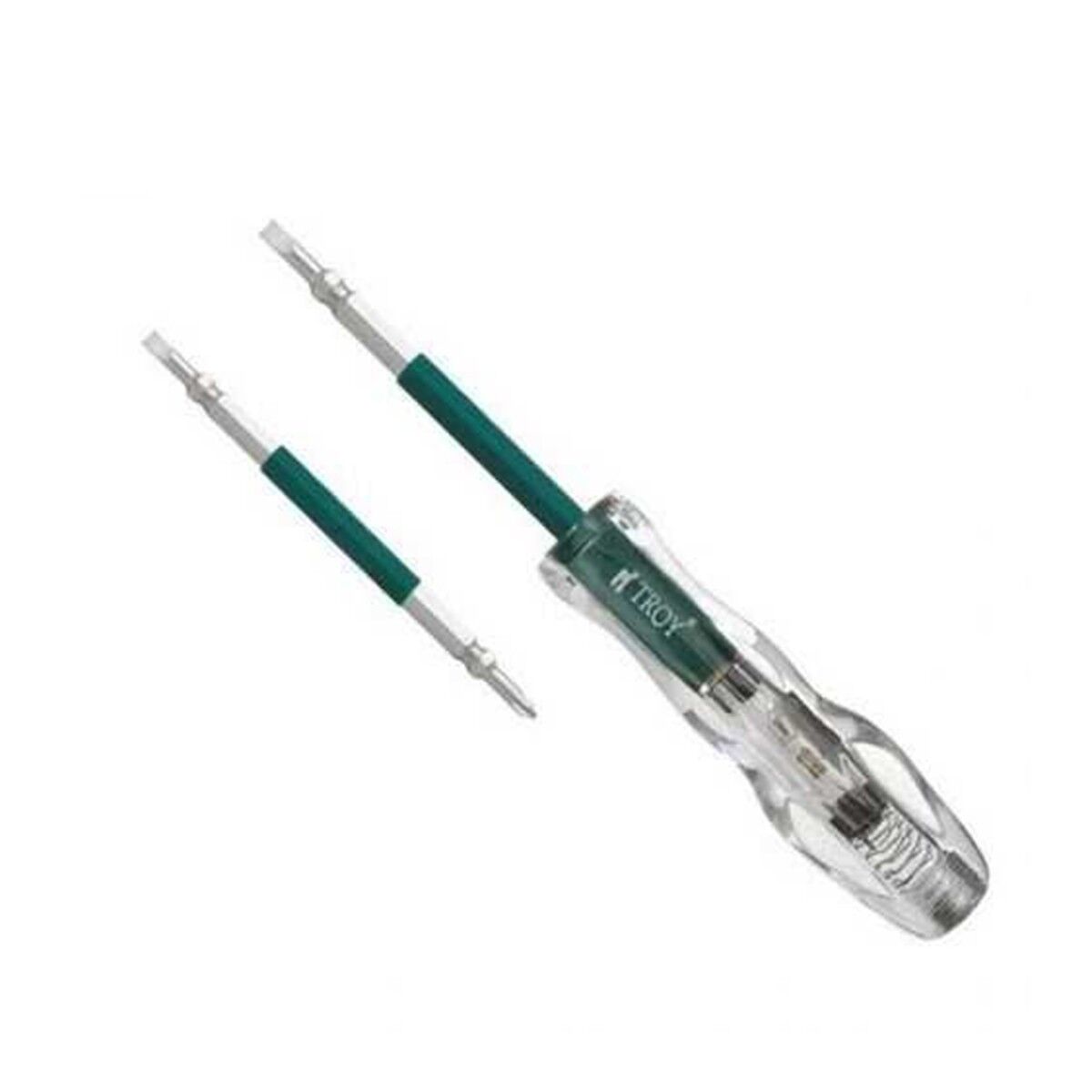 Troy 22001 Kontrol Kalemi Değişebilir Düz Uçlu Yıldız Uçlu Tornavida