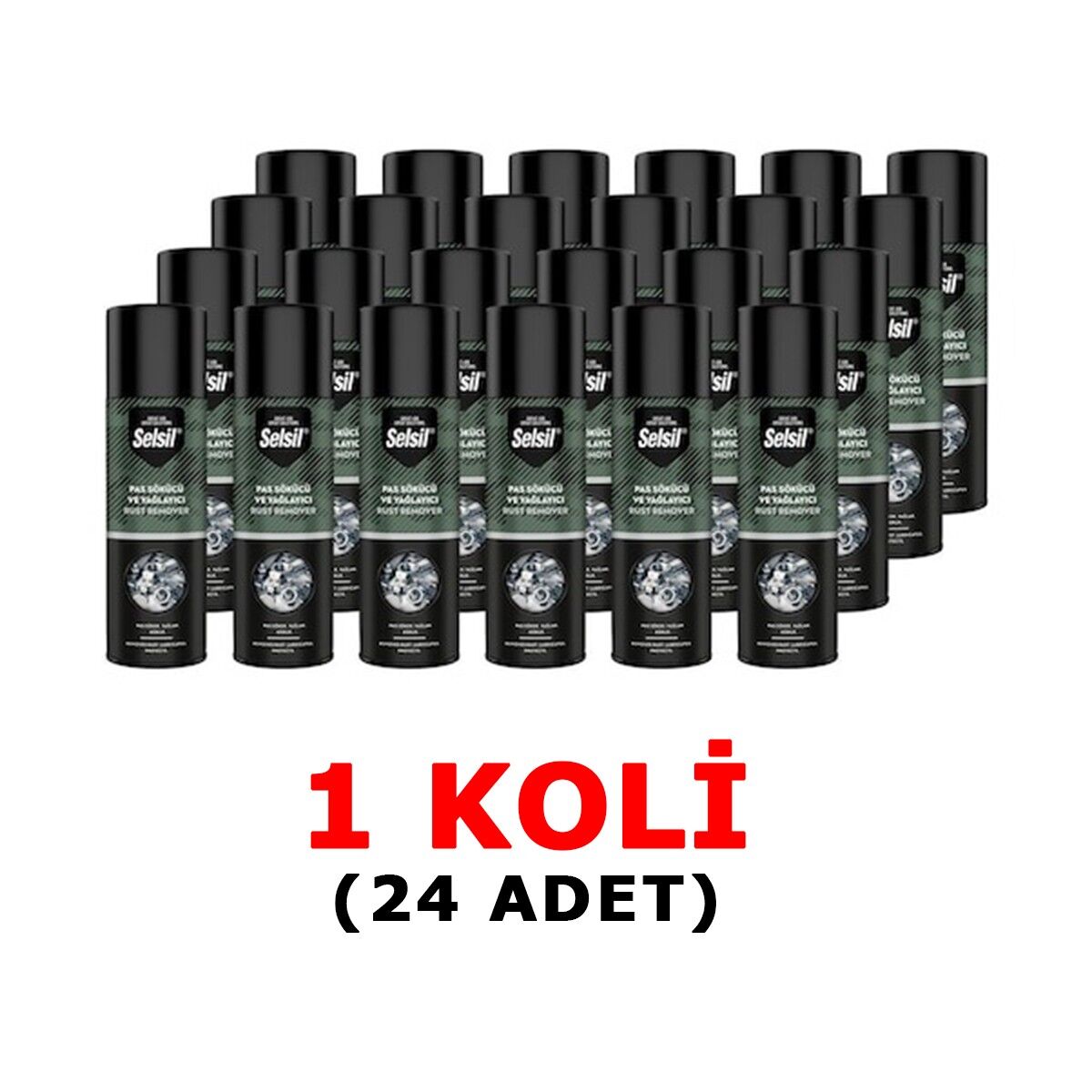 Selsil Pas Sökücü Yağlayıcı Koruyucu Sprey 400 ml 24 Adet