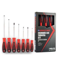 İzeltaş 4350 Ergonomik Seri 7 Parça Tornavida Seti