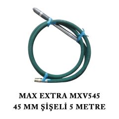 Max Extra MXV105 2.7hp Beton Vibratörü 45 mm Şişeli 5 m Hortumlu