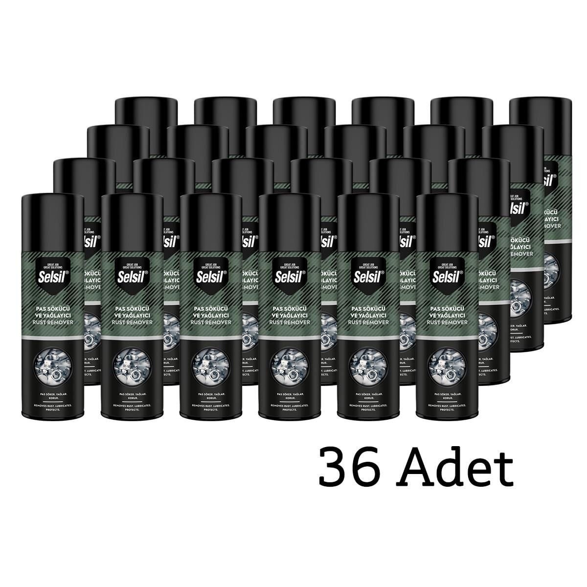 Selsil Pas Sökücü ve Yağlayıcı Sprey 200 ml - 36 Adet