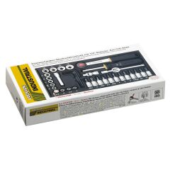 Proxxon 23080 1/4'' Cırcır Kollu 36 Parçalı Lokma ve Bits Takımı