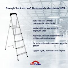 Sanplaza Saraylı Jackson (4+1) Basamaklı Saç Merdiven