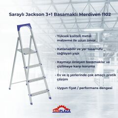 Sanplaza Saraylı Jackson 3+1 Basamaklı Saç Merdiven