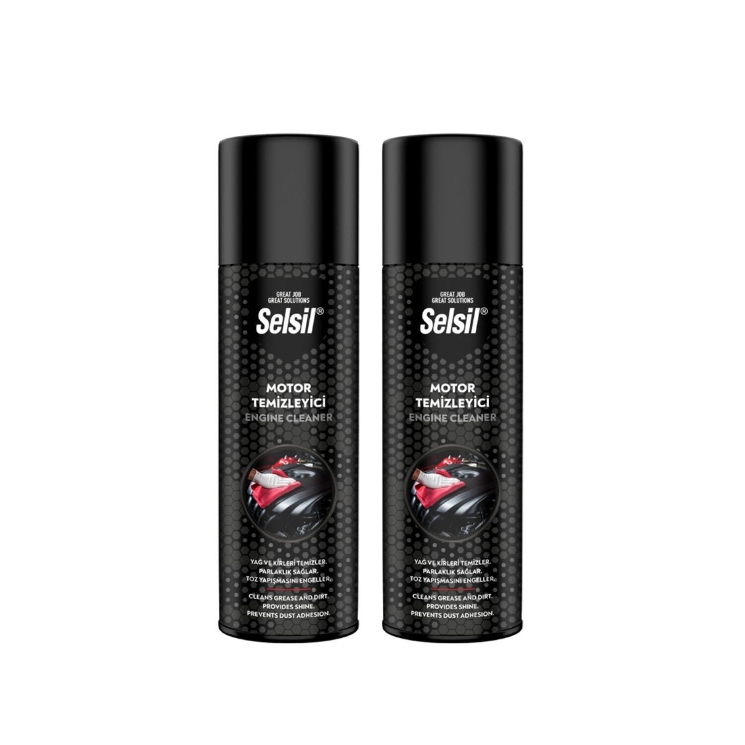 Selsil Susuz Motor Temizleyici Sprey 500 ml 2 Adet