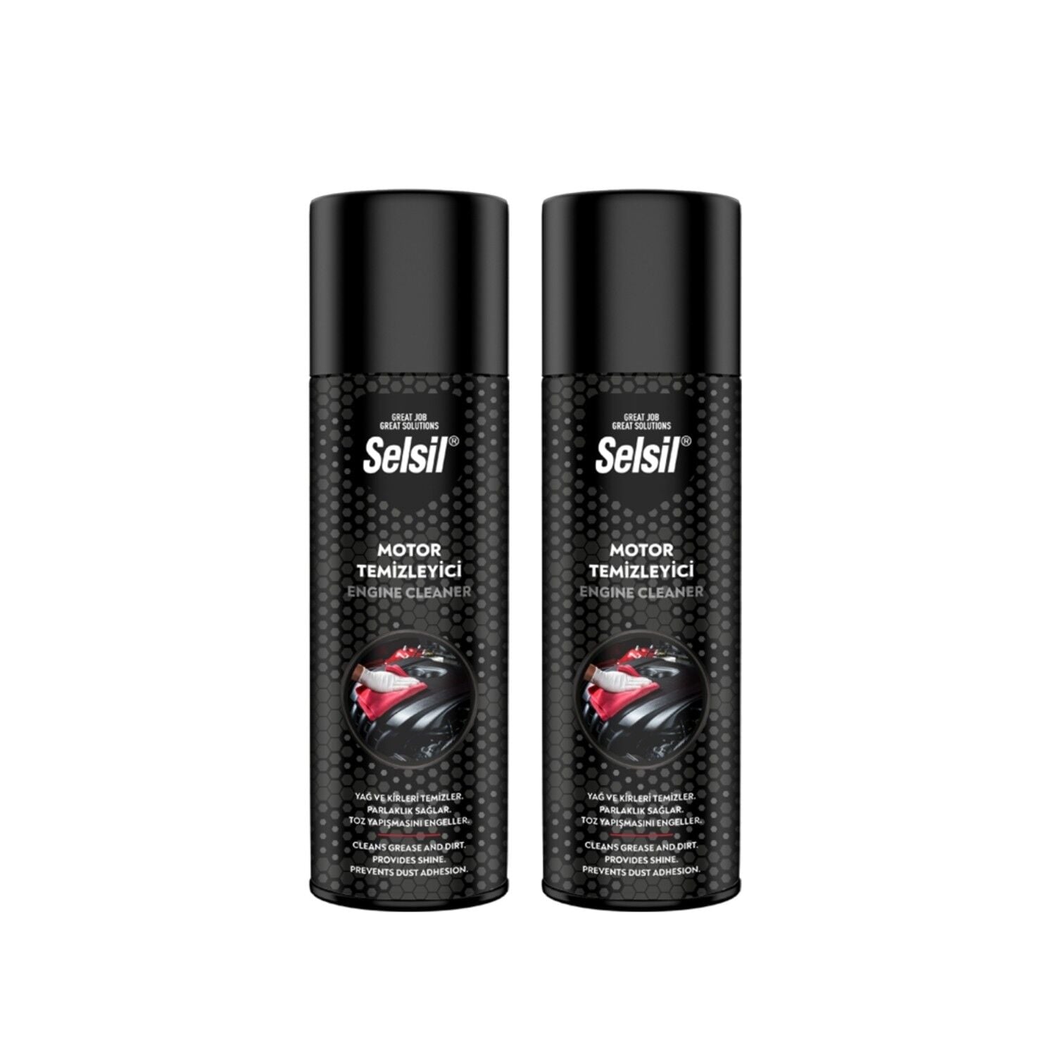 Selsil Susuz Motor Temizleyici Sprey 500 ml 2 Adet
