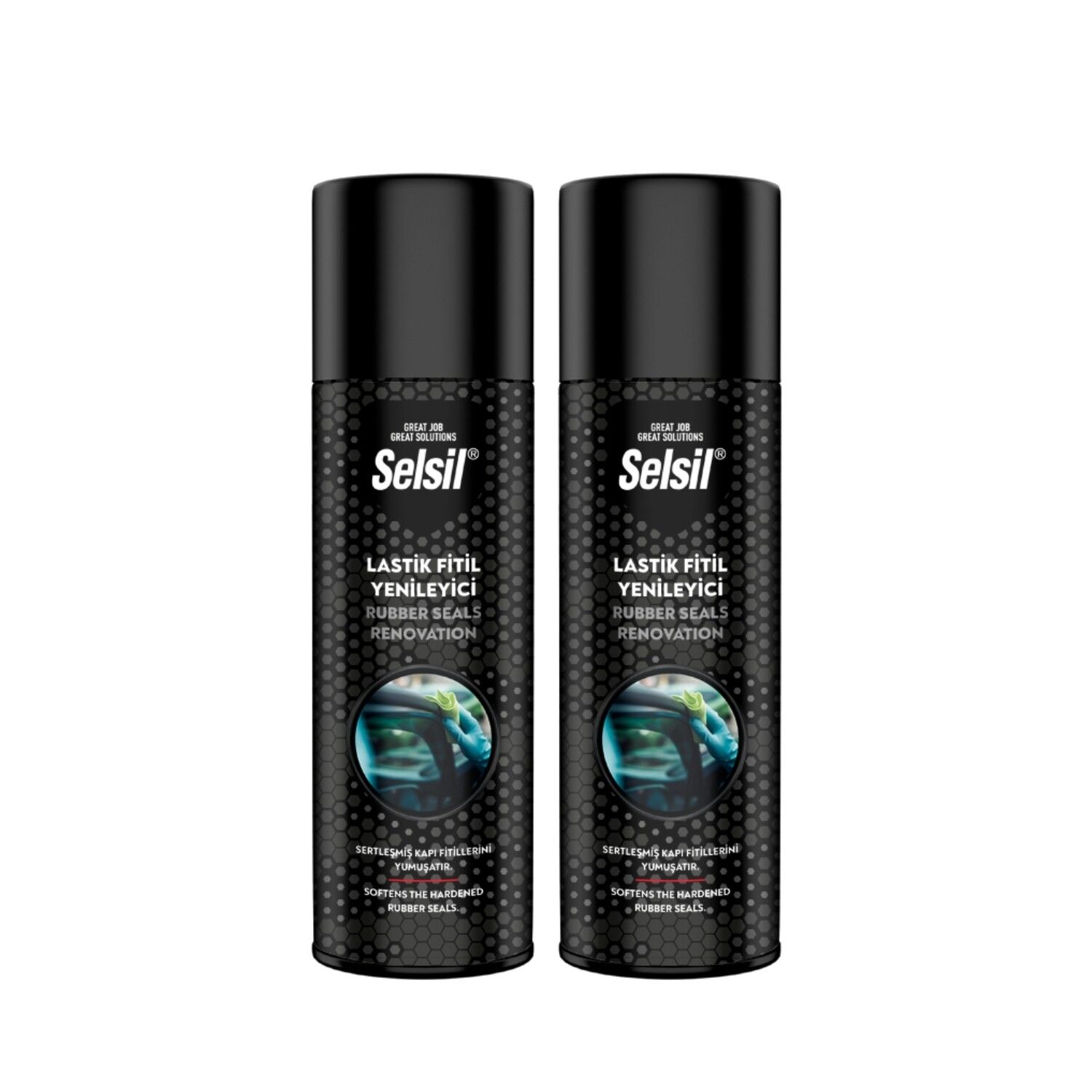 Selsil Lastik Kauçuk Fitil Yenileme Spreyi 200 ml 2 Adet