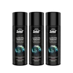 Selsil Lastik Kauçuk Fitil Yenileme Spreyi 200 ml 3 Adet