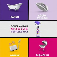 Selsil Pak Genel Amaçlı Mucize Köpük Temizleyici Yağ Sökücü Jel 500 gr ve Sprey 500 ml